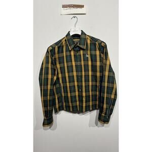 Undercover Green Tartan 'Bloody Geekers' Shirt - Size 2